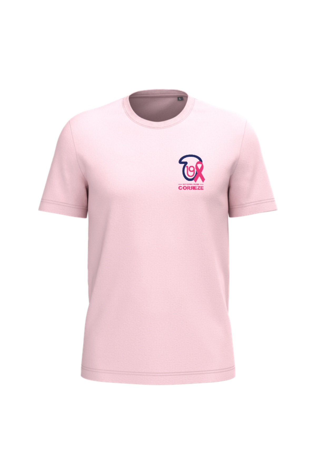 T-shirt homme élégant OCTOBRE rose : le parfait équilibre entre confort et style